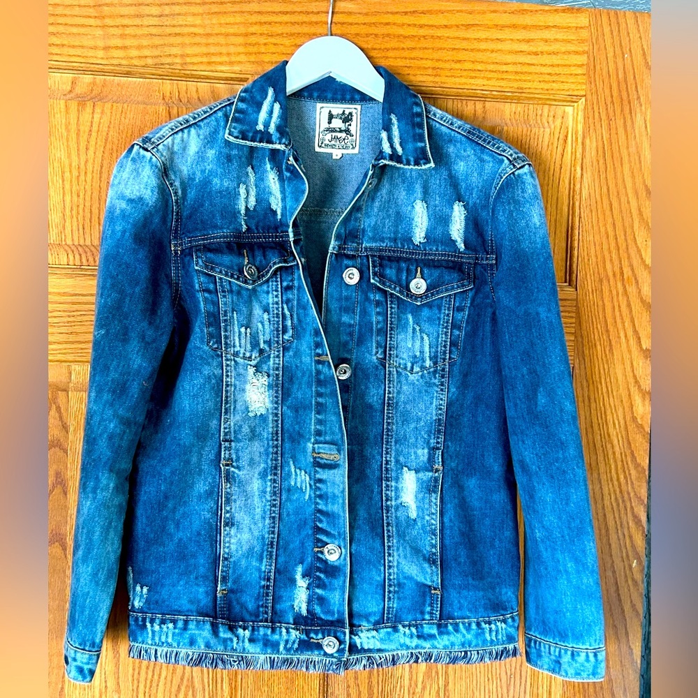 Jase Matilda women’s denim embroidered jacket